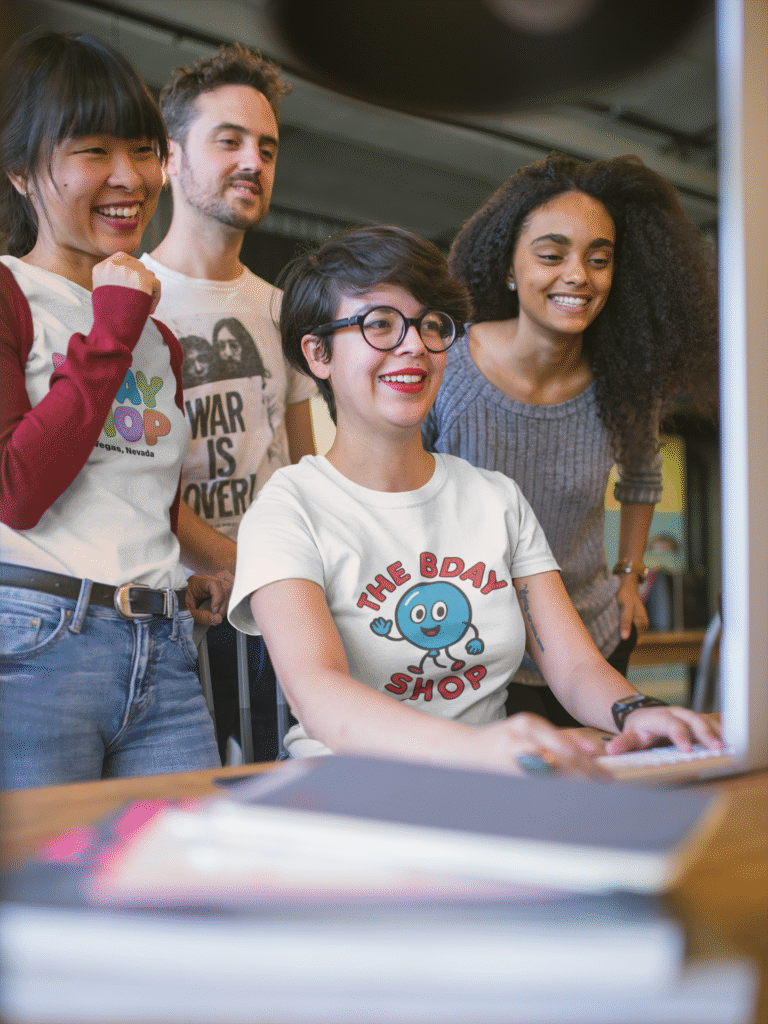 t-shirt-mockup-of-two-smiling-women-with-coworkers-at-a-startup-a20409