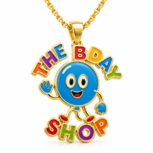 Bday Shop Gold Necklace w/ Pendant